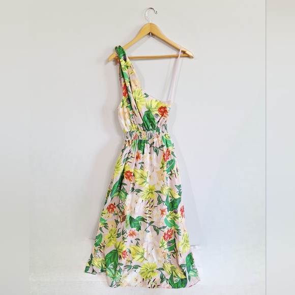 Antonio Melani Selene Tropical Nights One Shoulder Maxi Dress - Size 2 - Picture 8 of 8